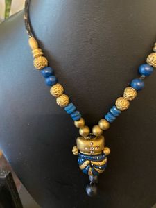 Handmade Terracotta Necklace &amp; Earring Set