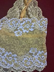 Yellow Lace Bikini Set