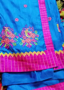 New Model Saree With Blouse🤩🥳