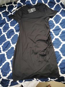 Shein Black Bodycon  Tshirt Dress
