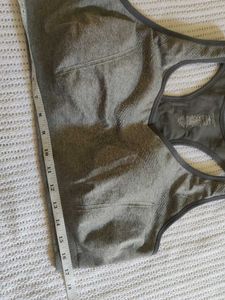 Comfortable Grey Sports Bra