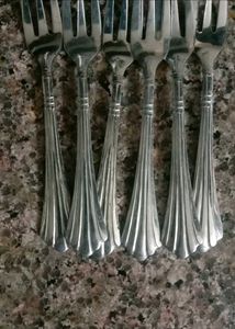 Vintage Silver Plated  Baby Forks