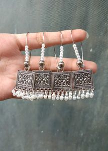 Oxidised Earrings
