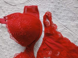 Red Lace Lingerie Set