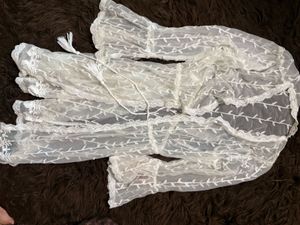 Beach Lace Coverup/Robe/Shrug