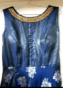 Ethnic Blue Gown