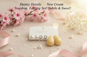 Teardrop Earring Set