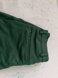 Green Casual Pants