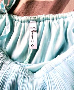 Cute Blue Tiered Top
