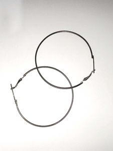 Silver Hoop Earrings