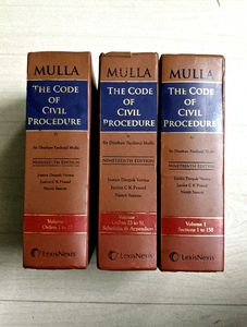 ⚖️ Mulla’s Code of Civil Procedure ( 3 Volms  Set)