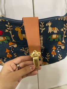 Ethnic Print Shoulder Bag