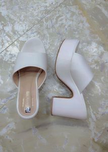 Casual Platform White High Heels
