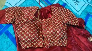 New Mulmul Silk Saree With Padded Blouse