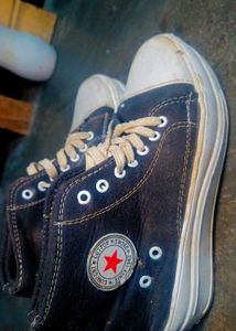 Blue High Top Sneakers
