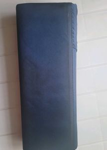 Party Navy Blue Clutch With Rhinestone Brooch