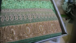 Like New Light Green Saree