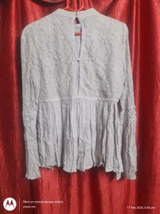 Lace Bell Sleeve Top