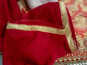 Elegant Orange &amp; Gold Kurti
