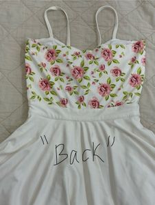 Floral Cutout Mini Dress