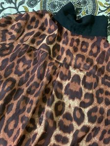 Leopard Print Tunic Top