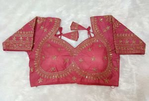Sabyasachi Dark Pink Blouse