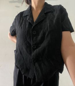 🖤Black Textured Short Sleeve Shirt 🖤