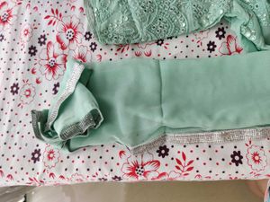 Sea Green Garara Set For Women