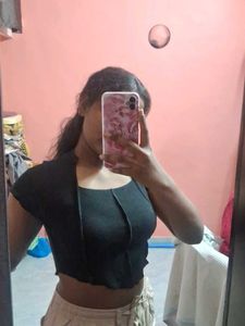 Black Crop Top