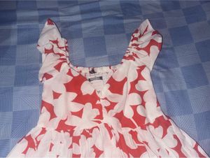 Floral Print Ruffle Sleeve Top