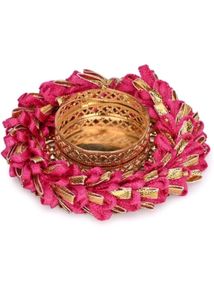 20 Pcs. of Handmade Multicolor Round Gota Rings