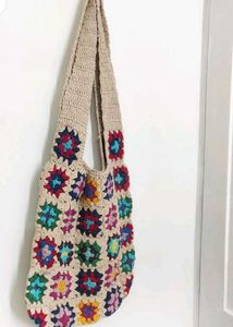 Crochet Granny Square Bag