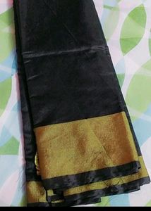 Dark Black Saree 🖤