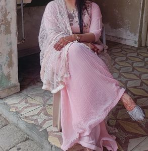 😍😍party Wear Pink Grara 😍😍