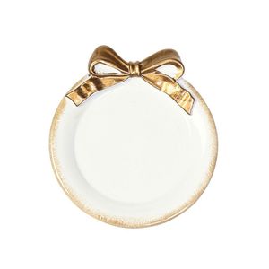 Golden Bow Trinket Tray | Jewellery Holder for Rin