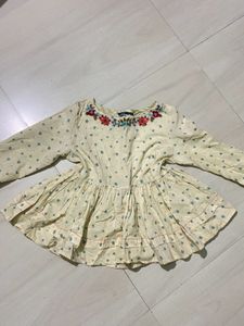 Butter Yellow Cotton Tops
