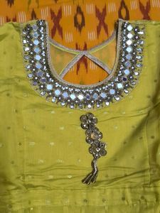 Ethic gown With Dupatta