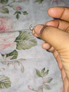 OXIDIZED SILVER NOSEPIN MANGO DESIGN- non pieced