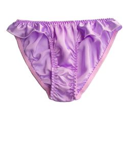 Sexy Flouncing Silk Bikini Briefs