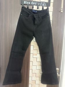 Black Flared Jeans