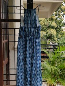 Beautiful Blue Halter Dress