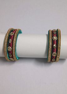 12% Off!! Handmade Silk Thread Bangles