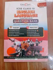 ICSE 10 Class Educart English Language Ques Bank
