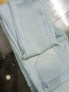 Light Blue High Waist Denim