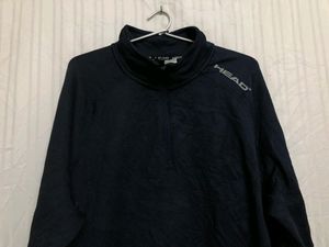 Head Zip Up Blue Jecket