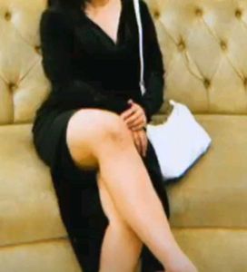 Black Slit Dress