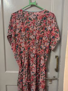 Floral Print Mini Dress