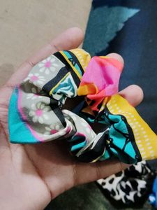 Scrunchie Set - Fun Patterns Pack Of 4