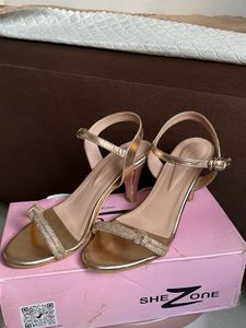 Embellished Stilettos with Buckle