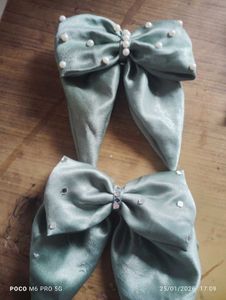 Cute Mint Green Hair Bows